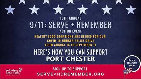 2020 #911DAY COVID RELIEF Food Drive Spotlight: Port Chester and Don Bosco Community Center