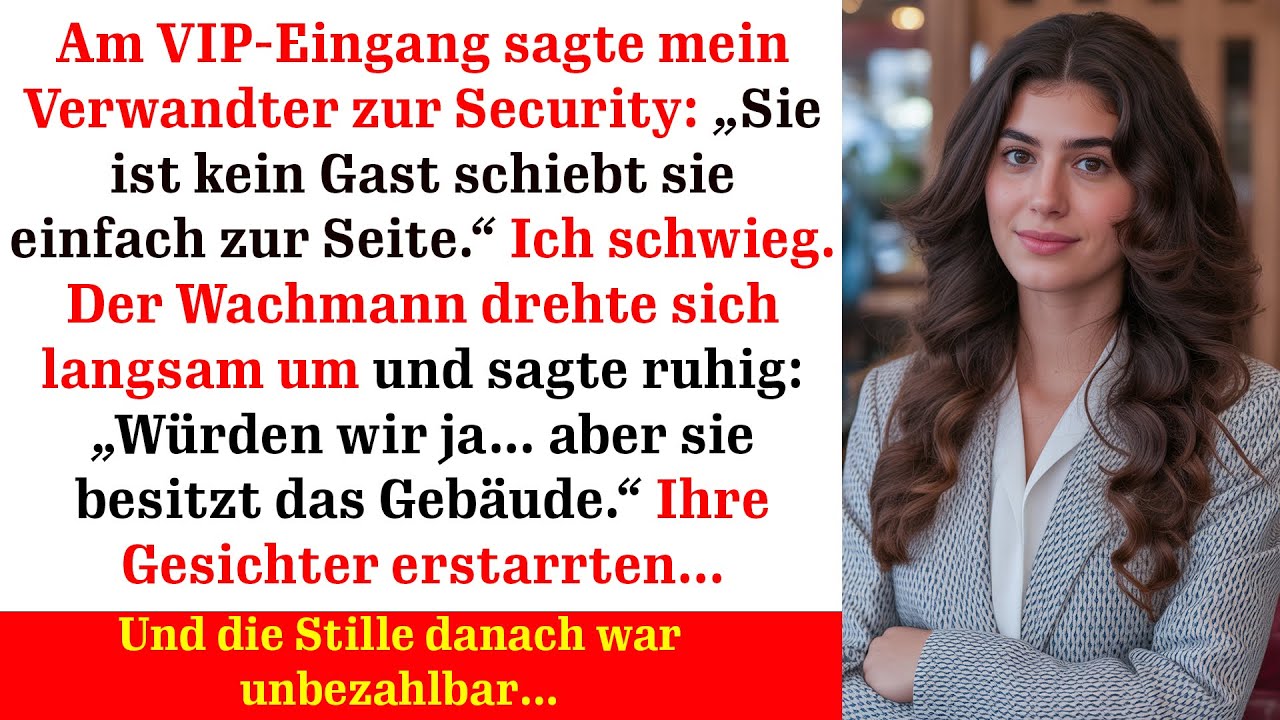 Am VIP-Eingang: Als die Security sprach, wünschten sie, sie wären im Boden versunken...