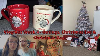 VLOGMAS WEEK 4 - Outings, Christmas Eve \& Christmas Day