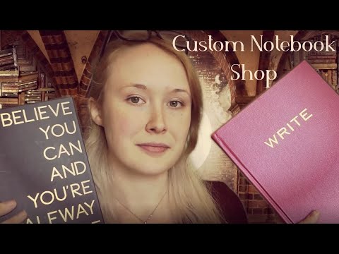 ASMR | Custom Notebook Shop - YouTube