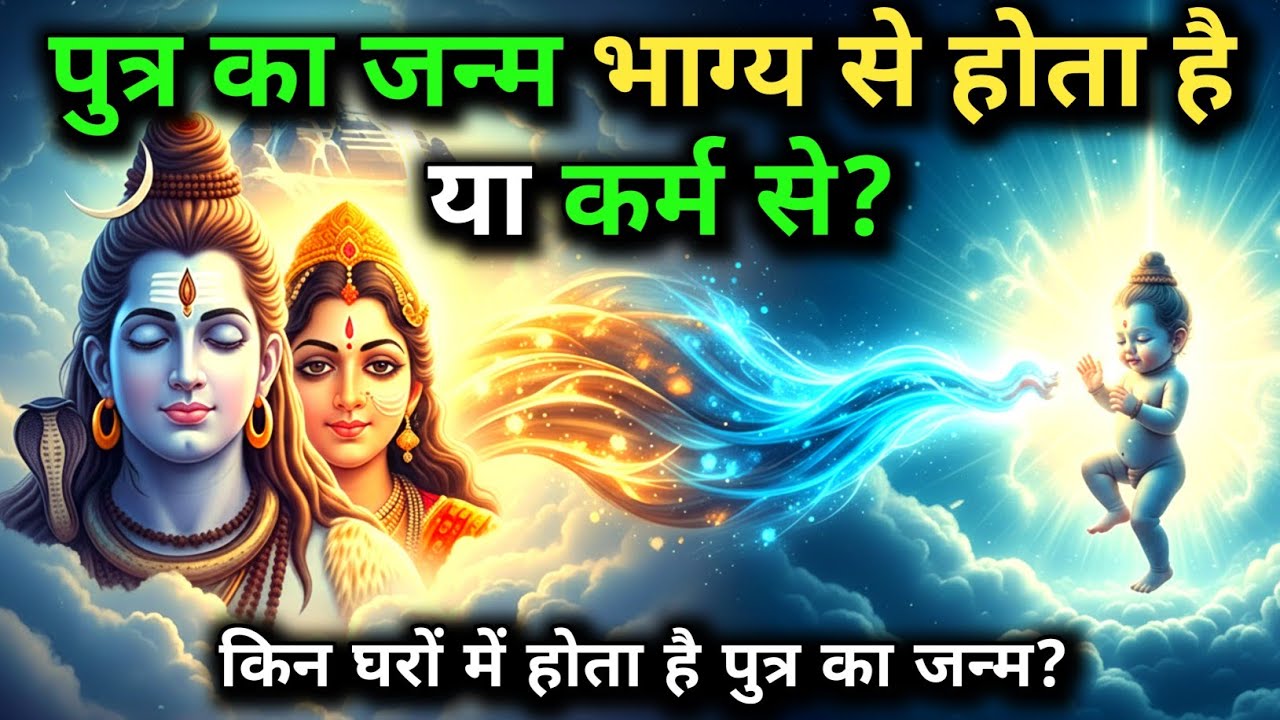 पुत्र का जन्म भाग्य से होता है या कर्म से? | किन घरों में होता है पुत्र का जन्म? | Spiritual Truth