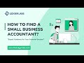 How To Find A Small Business Accountant?