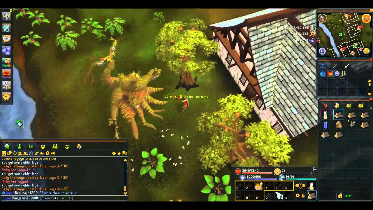 [RS3] Achieving 99 Woodcutting (Stream) YouTube