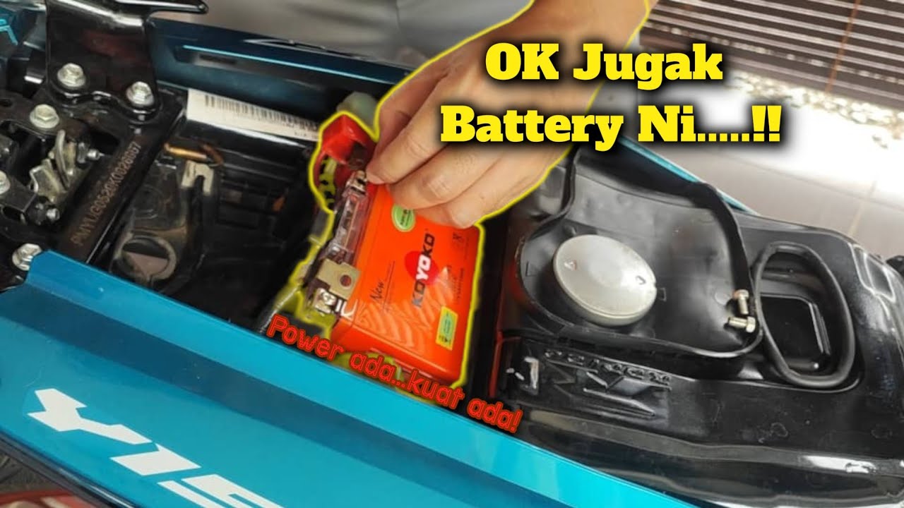 V127 - Tukar Battery Padu Dari Koyoko Untuk Y15ZR