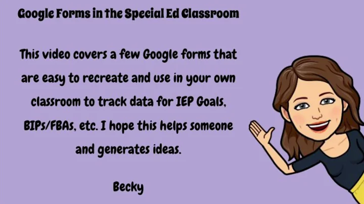 Using Google Forms in the Special Ed Classroom