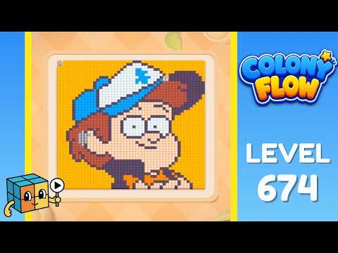 Colony Flow Level 674 Walkthrough Solution