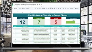 Client Follow Up Checklist in Google Sheets