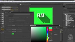 Flat Shadow Preset Animation Third Party - Tutorial Motion Graphics Adobe After Effects Indonesia