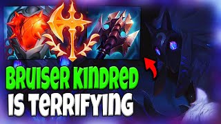 This BRUISER Kindred Build Has 4k HP And INFINTE Scaling Damage! (Titanic + Heartsteel IS Nuts!)