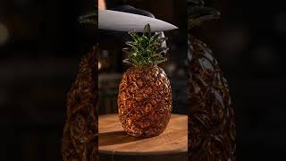 cutting Glass pineapple #aiart #ai #asmr #asmrsounds #glasscutting #asmrvideo #satisfyingvideo