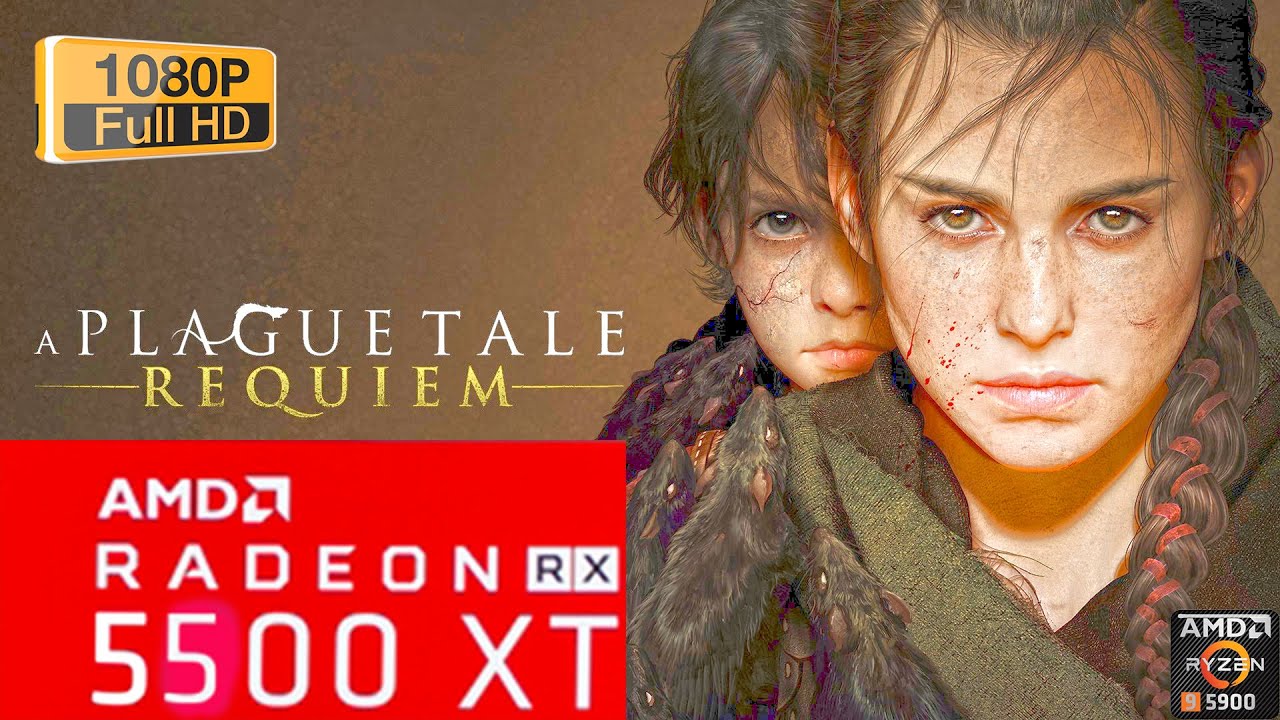 A PLAGUE TALE REQUIEM RODA BEM EM PC FRACO? - TESTE DE DESEMPENHO NA AMD RX  5500XT! 