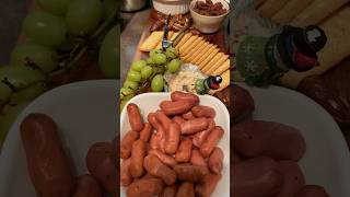 SAUSAGES, FRUITS, CRACKERS, AND NUTS FOOD GALORE #shorts #thankyou #subscribe #like #share #food❤️❤️