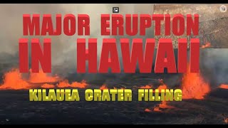 9/11/2023 -- Large eruption at Kilauea Volcano in Hawaii -- Fissures and lava flows -- Unrest hit