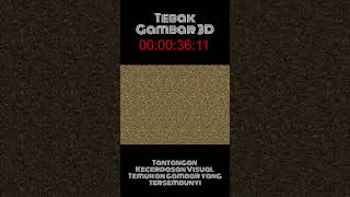 Tebak Gambar Optik 3D illusion Tantangan Kecerdasan Visual 04