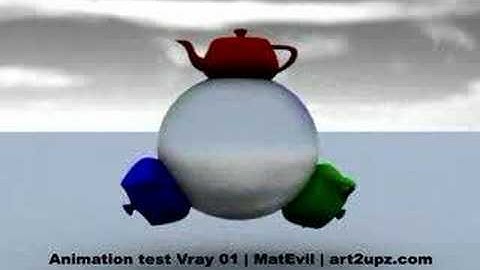 Vray Animation Test natural+Ambient Occlusion