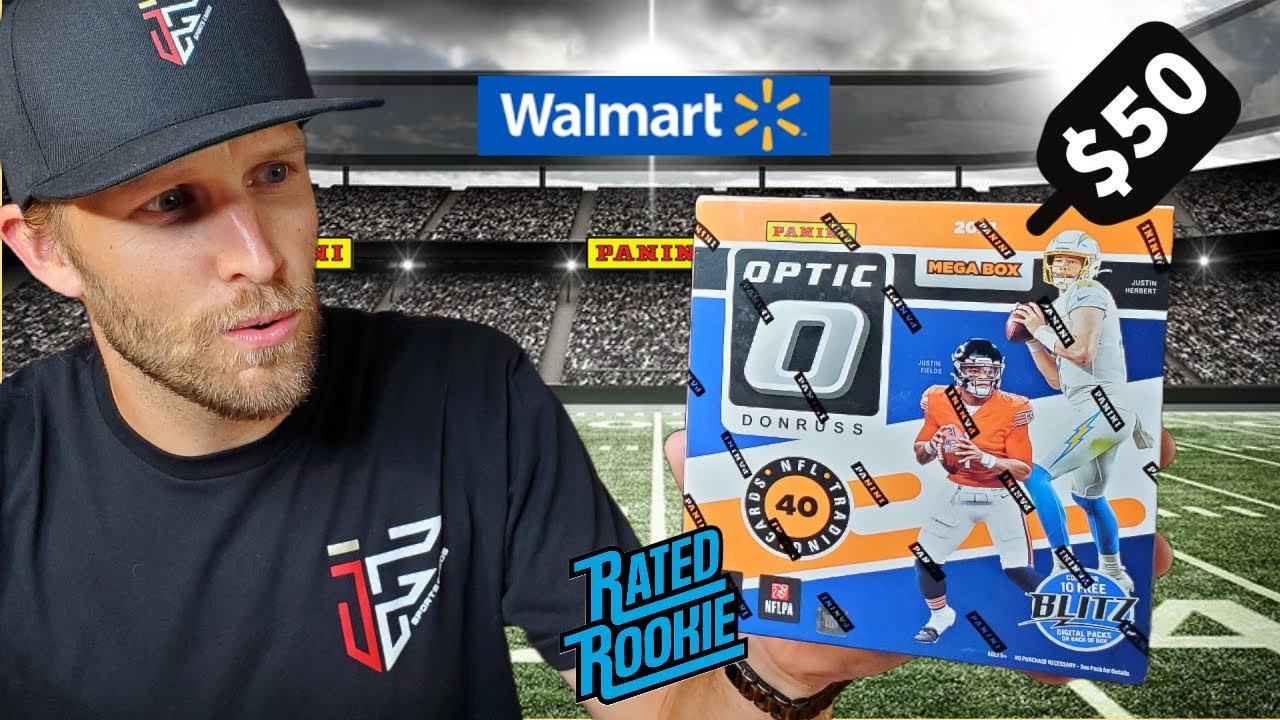 🚨**NEW RELEASE!**🚨 2021 Panini Donruss Optic Football WALMART MEGA BOX  Retail Review - SICK HIT! 💥 - YouTube