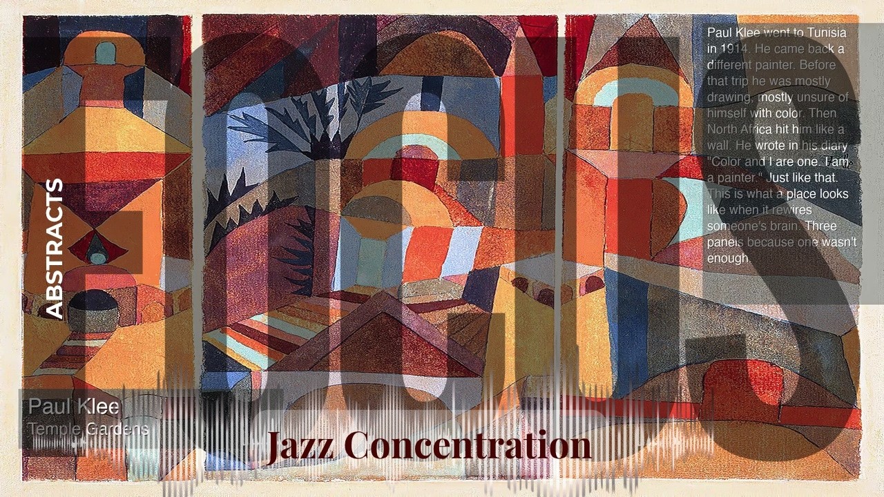 Focus - Jazzy Concentration with Abstract Art | Klee · Temple Gardens & others