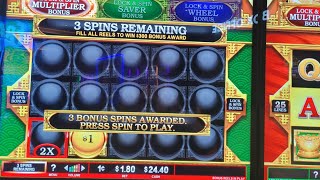 Treasure lock-Lock n spin multiplier bonus!  #slots #casino #gambling