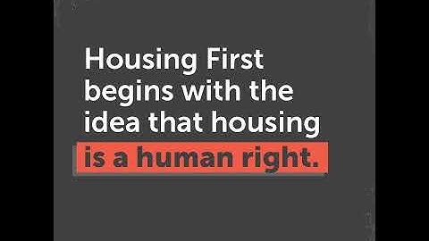 Housing First - explained | Crisis