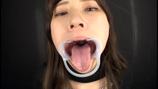女性口腔舌头Feti072系列Ton系列完整版看简介Mouth And Tongue Uvula Throat Fetish Oral Examinationtonsils