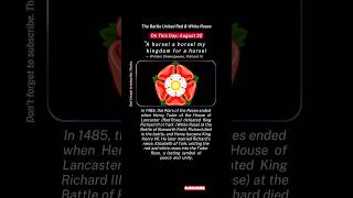 Did You Know: The Wars of the Roses | The Battle of Bosworth Field