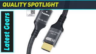 Unboxing and Testing: Certified 10K 8K HDMI 2.1 Cable