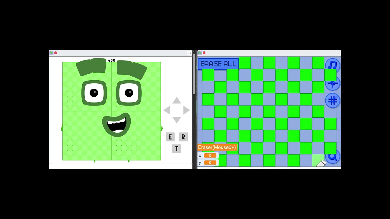 Building Square Numberblocks from 100 to 4