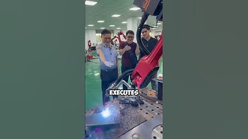 Humans Guide It — The Robot Does the Welding