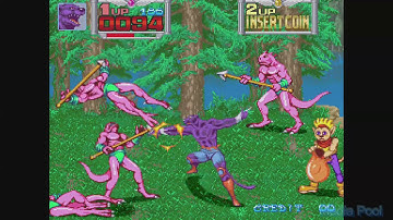 Metamorphic Force (Arcade) Playthrough longplay retro video game