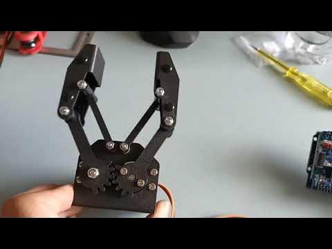 Gripper Arduino C - YouTube