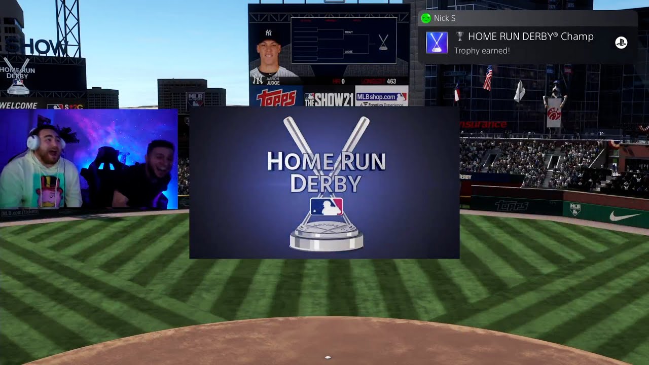 LosPollosTV And His Best Friend Raf Hilarious First Time Playing Home Run Derby On MLB The Show 21