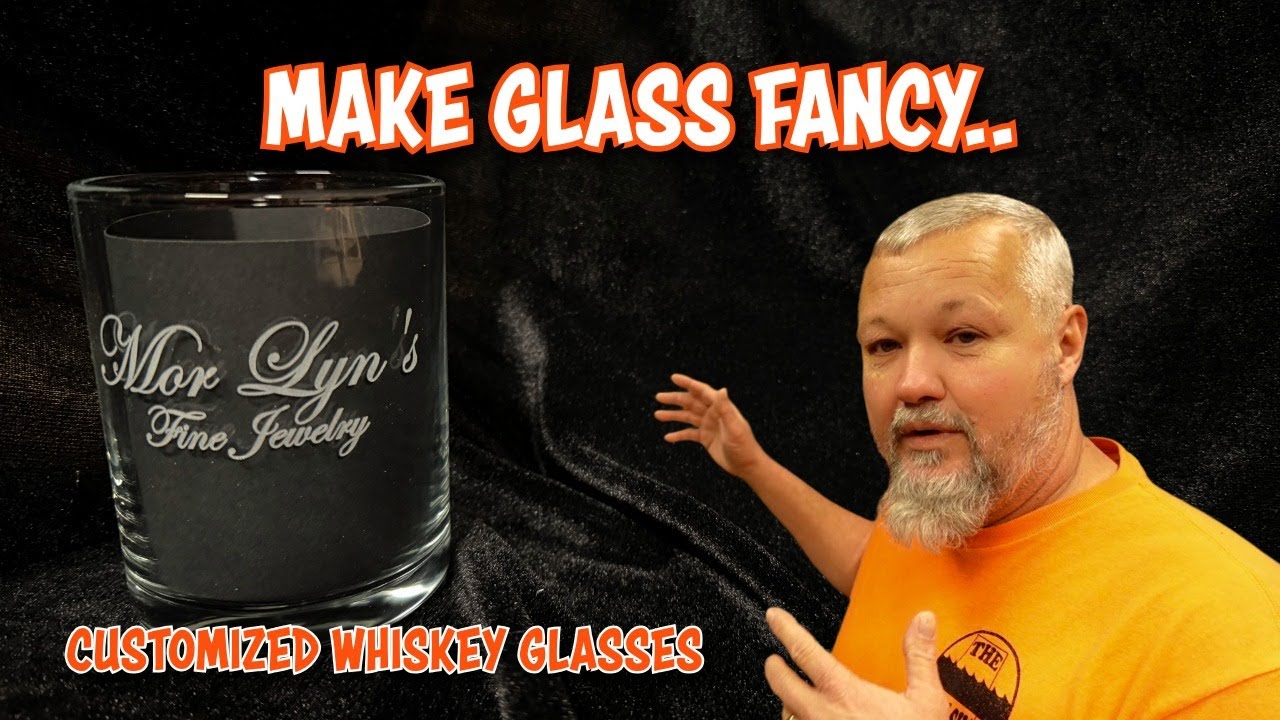 Make glass FANCY.. customized whiskey glasses