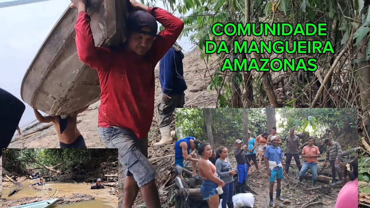 VARAÇAO DE CANOA E DESPESCA NO LAGO BRANCO 