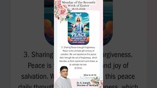 Three Points from Daily Gospel, Monday of the Seventh Week of Easter #easter #gospel #truthmatters