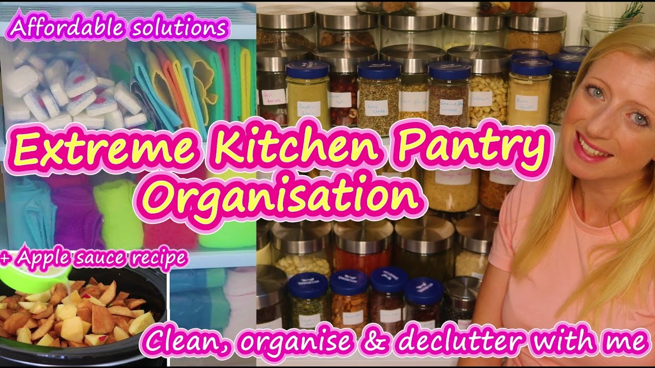 Extreme Full Kitchen Pantry Organization Affordable Pantry Goals