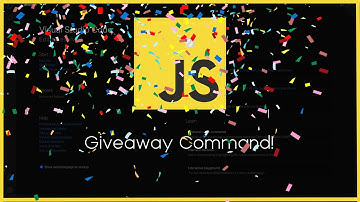 [NEW] - Discord.JS | How to make a bot | Episode 18 - Giveaway!!!