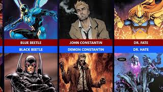 DC Superheroes and their Most EVIL Versions