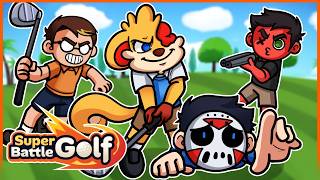 A GOLFING GAME WHERE YOU CAN SHOOT EACHOTHER?!?!? [Super Battle Golf] screenshot 3