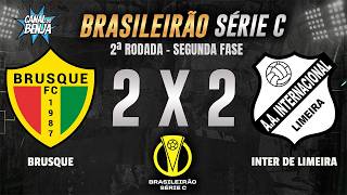 🔴 BRUSQUE X INTER DE LIMEIRA | AO VIVO COM IMAGENS | BRASILEIRÃO SÉRIE C 2026