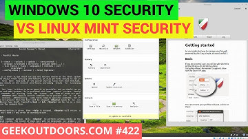 Windows 10 Security Vs Linux Mint Security 2017: Linux Antivirus, Malware Geekoutdoors.com EP422