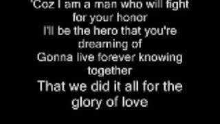 GLORY OF LOVE BY NEW FOUND GLORY