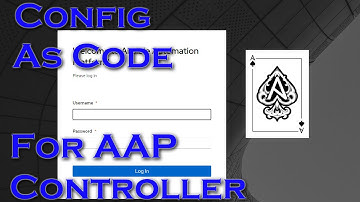 Config As Code With The Ansible Automation Platform Controller