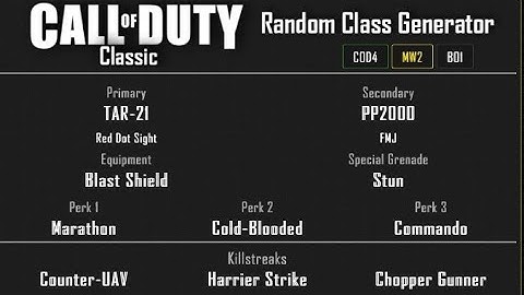 MW2 - Invasion Team Deathmatch (20-6) Random Class Generator #4 [2020]