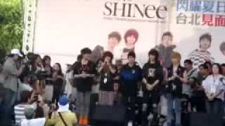 [090919] Fancam SHINee talk in Taiwan part 1