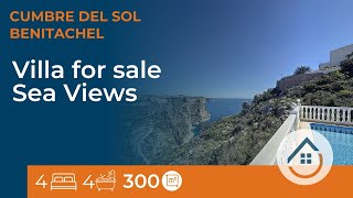 Stunning Mediterranean Villa With Private Pool and Sea Views!