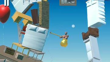 my new PB 5min 11sec getting over it Speedrun #gameplay #gettingoverit #speedrun #bennettfoddy #game