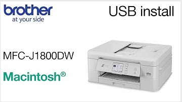 Install MFCJ1800DW with USB - Macintosh