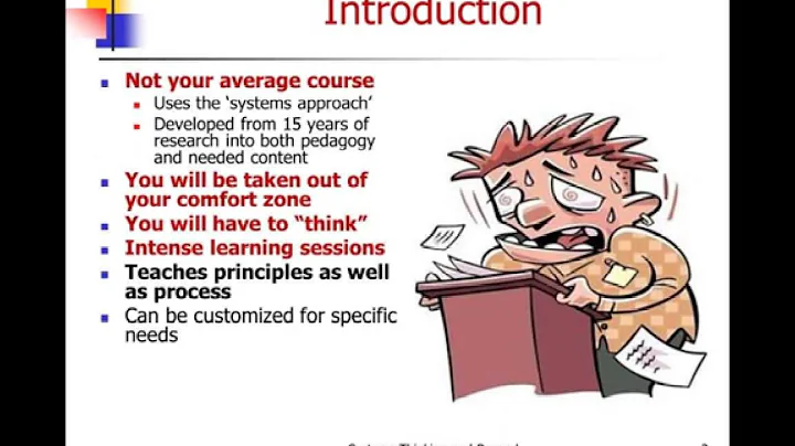 Systems Thinking and Beyond:  Course Overview