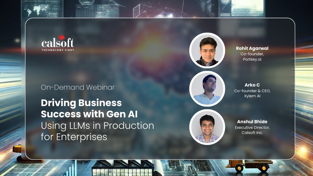 EXCLUSIVE WEBINAR: Using LLMs in Production for Enterprises - YouTube