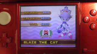 Sonic Rush Adventure Big Swell (Blaze) 1'57“38 In-Game Segment End Screen screenshot 3